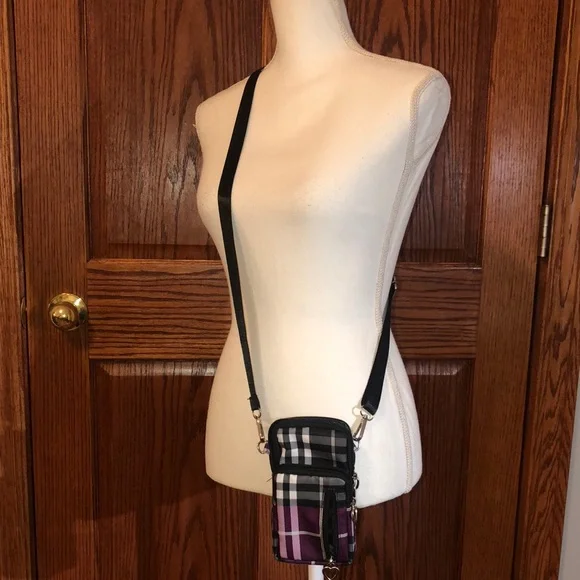 Purple and Black Mini Bag - Picture 11 of 15